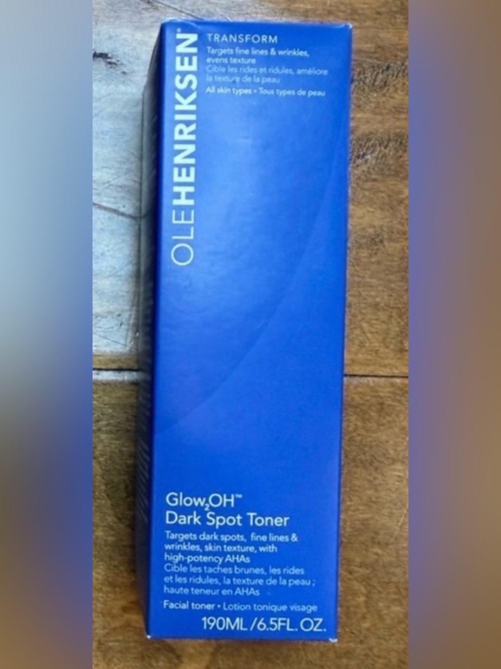 Ole Henriksen Glow2OH Dark Spot Toner 190ml New Sealed Glycolic Acid